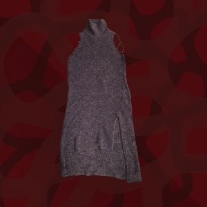 Zara wool halter turtleneck dress womens size s